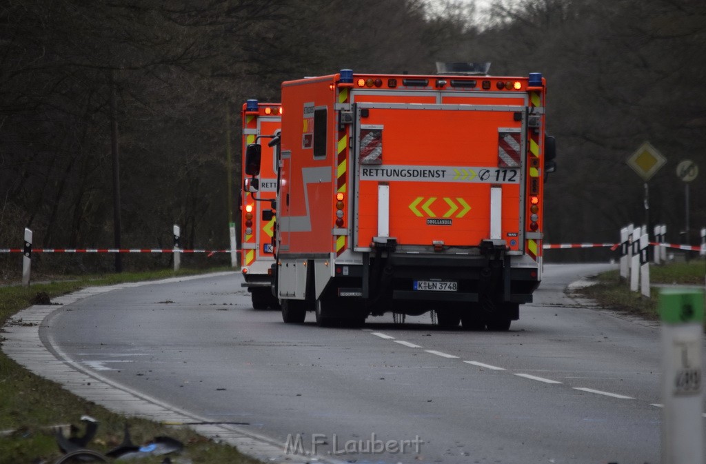 Schwerer VU Krad Pkw Koeln Porz Eil Grengeler Mauspfad P135.JPG - Miklos Laubert